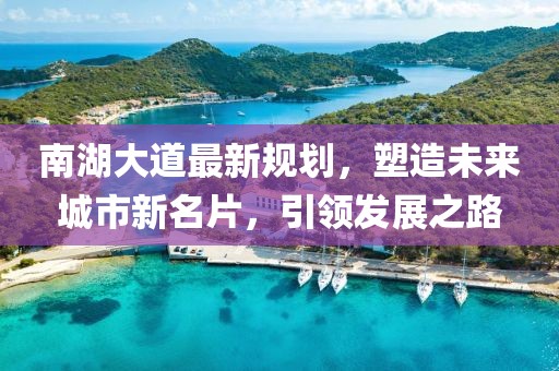 南湖大道最新规划，塑造未来城市新名片，引领发展之路