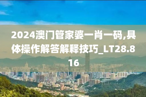 2024澳门管家婆一肖一码,具体操作解答解释技巧_LT28.816