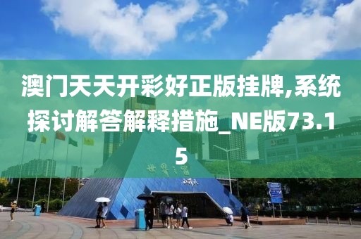 澳门天天开彩好正版挂牌,系统探讨解答解释措施_NE版73.15
