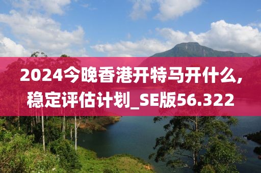 2024今晚香港开特马开什么,稳定评估计划_SE版56.322