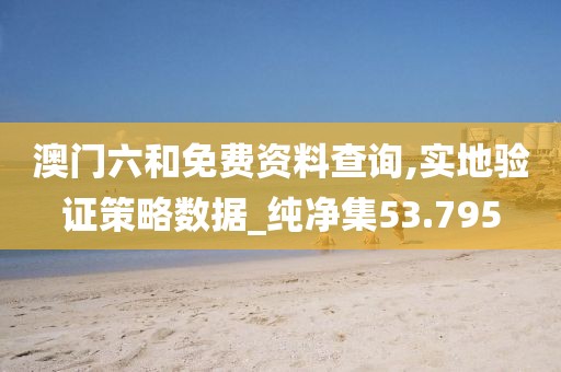 澳门六和免费资料查询,实地验证策略数据_纯净集53.795