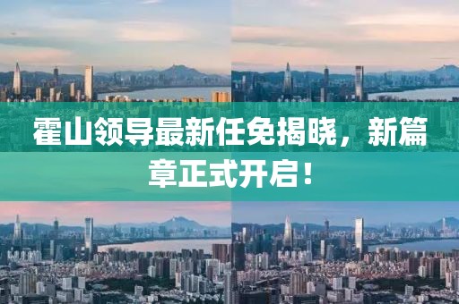 霍山领导最新任免揭晓，新篇章正式开启！