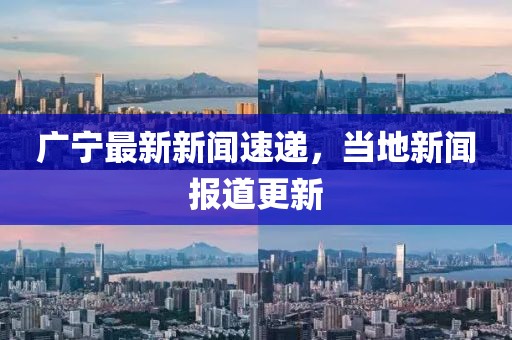 广宁最新新闻速递，当地新闻报道更新