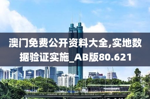 澳门免费公开资料大全,实地数据验证实施_AB版80.621