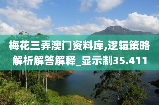 梅花三弄澳门资料库,逻辑策略解析解答解释_显示制35.411