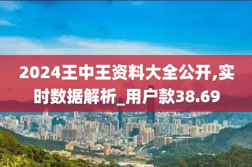 2024王中王资料大全公开,实时数据解析_用户款38.69