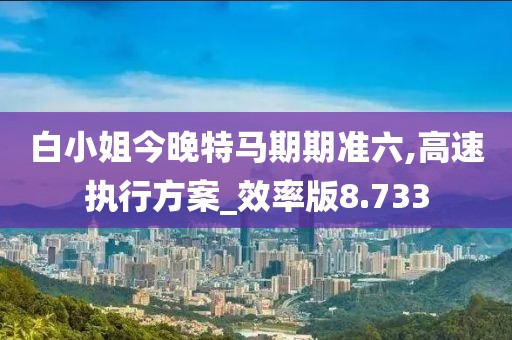 白小姐今晚特马期期准六,高速执行方案_效率版8.733