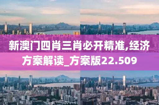 新澳门四肖三肖必开精准,经济方案解读_方案版22.509