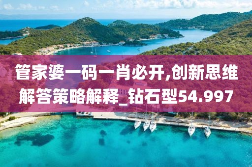 管家婆一码一肖必开,创新思维解答策略解释_钻石型54.997