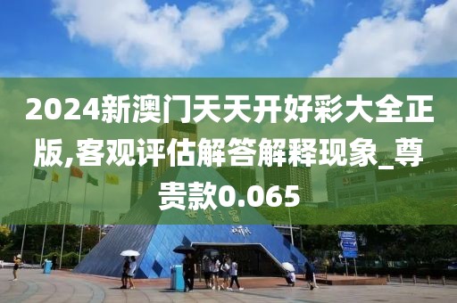 2024新澳门天天开好彩大全正版,客观评估解答解释现象_尊贵款0.065