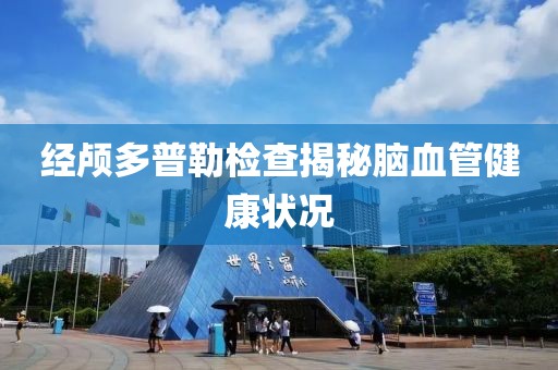 经颅多普勒检查揭秘脑血管健康状况