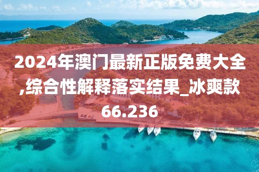 2024年澳门最新正版免费大全,综合性解释落实结果_冰爽款66.236