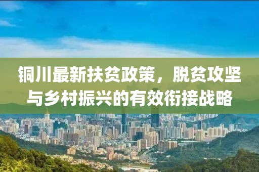 铜川最新扶贫政策，脱贫攻坚与乡村振兴的有效衔接战略