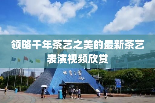 领略千年茶艺之美的最新茶艺表演视频欣赏