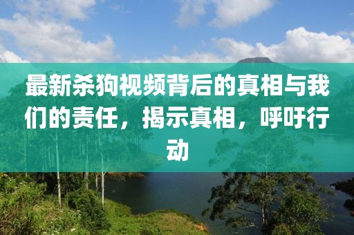最新杀狗视频背后的真相与我们的责任，揭示真相，呼吁行动