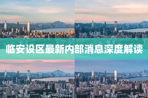 临安设区最新内部消息深度解读