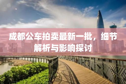 成都公车拍卖最新一批，细节解析与影响探讨