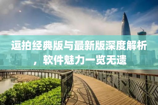 逗拍经典版与最新版深度解析，软件魅力一览无遗