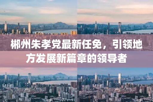 郴州朱孝党最新任免，引领地方发展新篇章的领导者