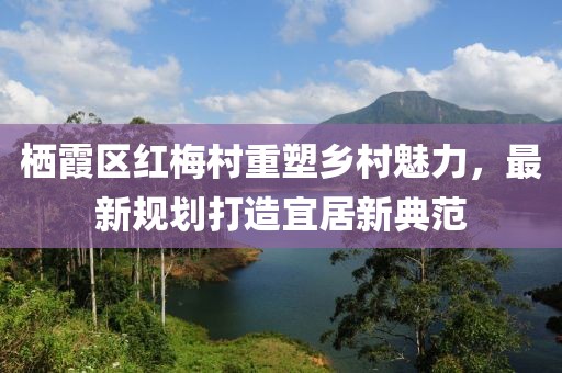 栖霞区红梅村重塑乡村魅力，最新规划打造宜居新典范