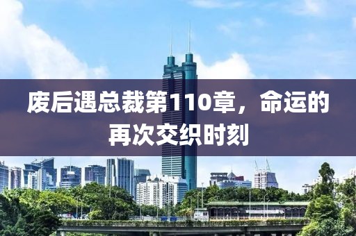 废后遇总裁第110章，命运的再次交织时刻