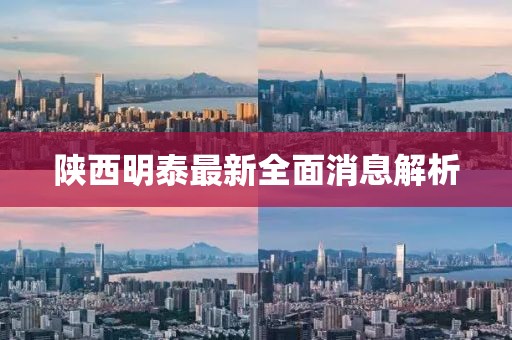 陕西明泰最新全面消息解析