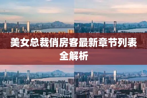 美女总裁俏房客最新章节列表全解析