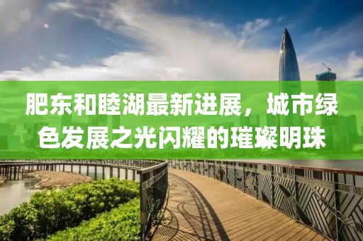 肥东和睦湖最新进展，城市绿色发展之光闪耀的璀璨明珠