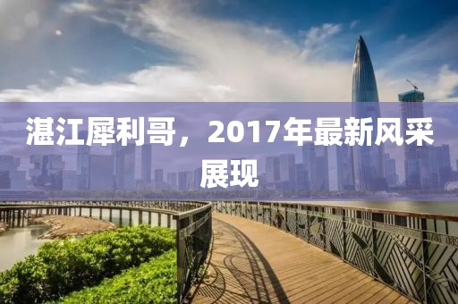 湛江犀利哥，2017年最新风采展现