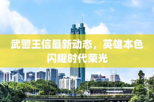 武警王信最新动态，英雄本色闪耀时代荣光