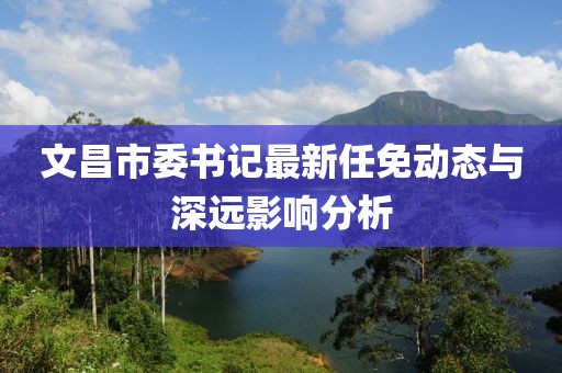 文昌市委书记最新任免动态与深远影响分析