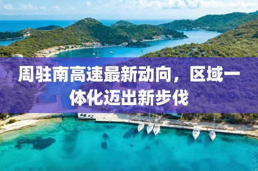 周驻南高速最新动向，区域一体化迈出新步伐