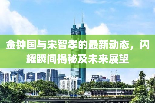 金钟国与宋智孝的最新动态，闪耀瞬间揭秘及未来展望
