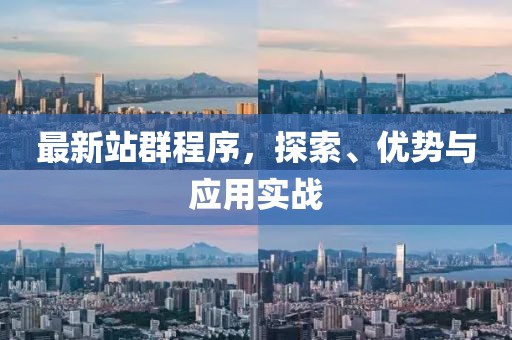 最新站群程序，探索、优势与应用实战