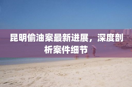 昆明偷油案最新进展，深度剖析案件细节