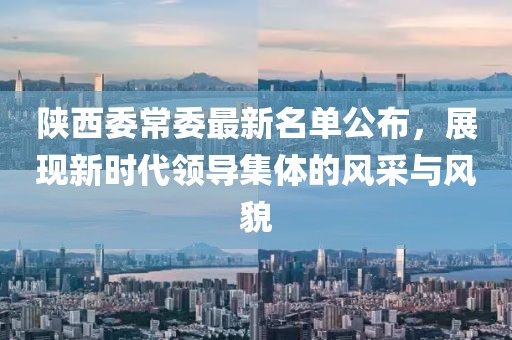 陕西委常委最新名单公布，展现新时代领导集体的风采与风貌
