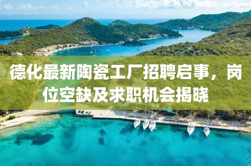 德化最新陶瓷工厂招聘启事，岗位空缺及求职机会揭晓