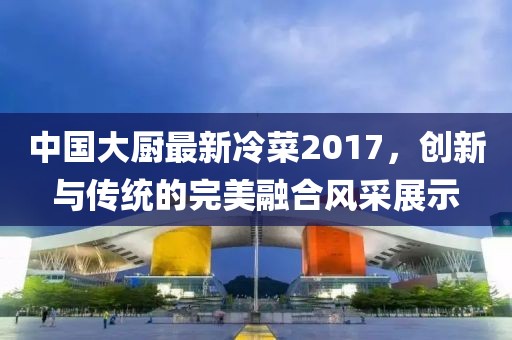 中国大厨最新冷菜2017，创新与传统的完美融合风采展示