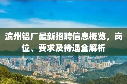 滨州铝厂最新招聘信息概览，岗位、要求及待遇全解析