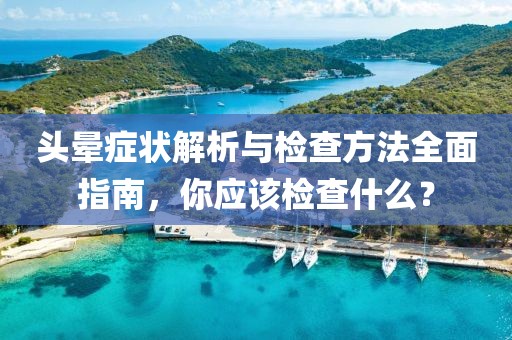 头晕症状解析与检查方法全面指南，你应该检查什么？