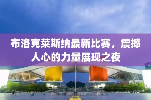 布洛克莱斯纳最新比赛，震撼人心的力量展现之夜