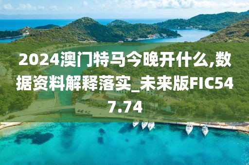 2024澳门特马今晚开什么,数据资料解释落实_未来版FIC547.74
