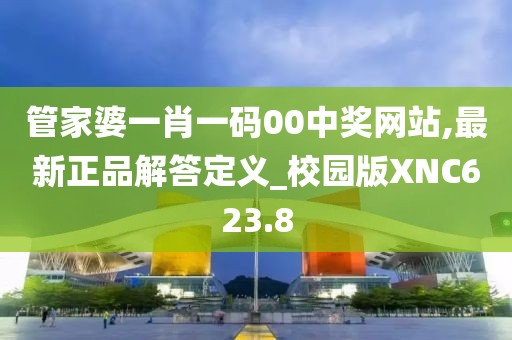 管家婆一肖一码00中奖网站,最新正品解答定义_校园版XNC623.8