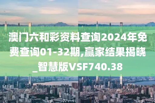 澳门六和彩资料查询2024年免费查询01-32期,赢家结果揭晓_智慧版VSF740.38