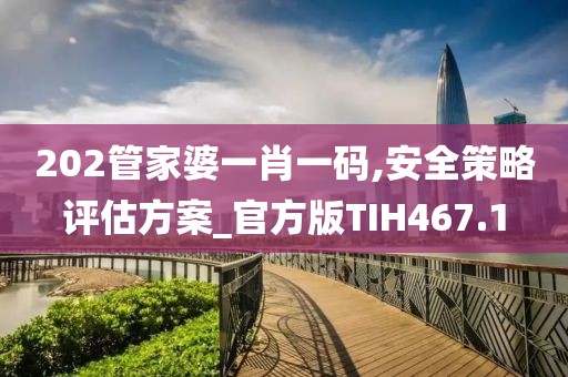 202管家婆一肖一码,安全策略评估方案_官方版TIH467.1