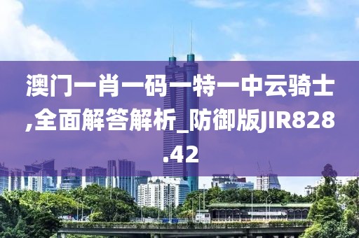 澳门一肖一码一特一中云骑士,全面解答解析_防御版JIR828.42