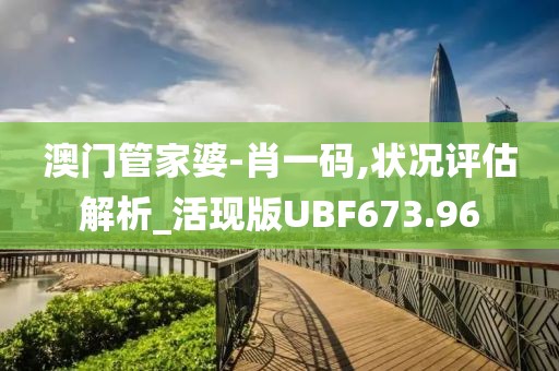 澳门管家婆-肖一码,状况评估解析_活现版UBF673.96