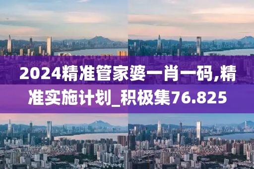 2024精准管家婆一肖一码,精准实施计划_积极集76.825