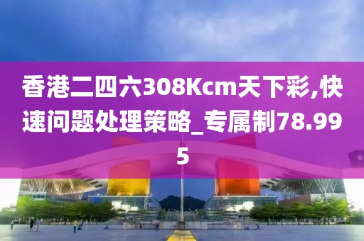 香港二四六308Kcm天下彩,快速问题处理策略_专属制78.995