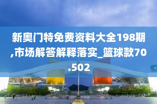 新奥门特免费资料大全198期,市场解答解释落实_篮球款70.502